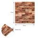 Панель стінова 3D 700мм*770мм*2мм Коричневий SW-00001910 SW-00001910 фото 3