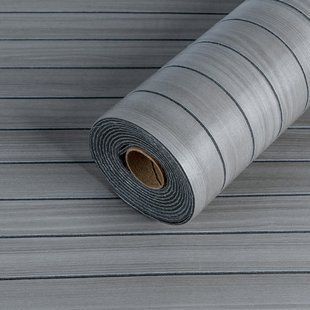 Покриття вінілове самоклеюче 3D рейки 600х3000х3мм Тік сивий SW-00002907 SW-00002907 фото