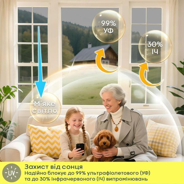 Дзеркальна сонцезахисна плівка для вікон Бронза 600х10000х0,08мм SW-00002716 SW-00002716 фото