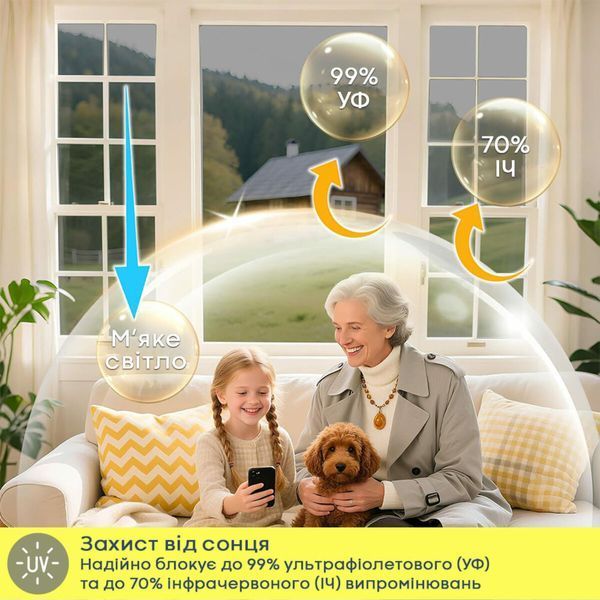 Дзеркальна сонцезахисна плівка для вікон Срібло 600х10000х0,08мм SW-00002719 SW-00002719 фото