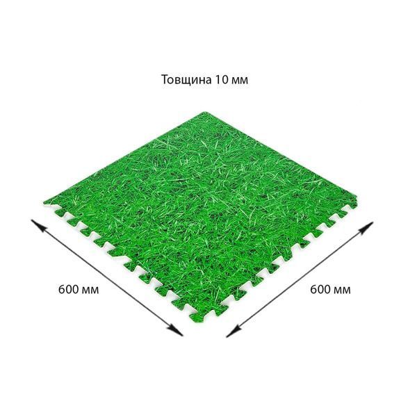 Підлога пазл - модульне підлогове покриття 600x600x10мм Зелена трава (МР4) SW-00000153 SW-00000153 фото